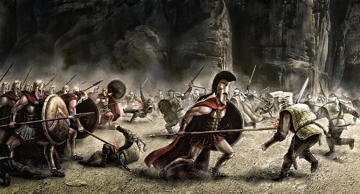 Legendinis 300 spartiečių mūšis, įėjęs į istoriją