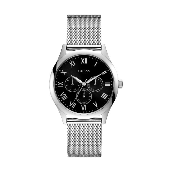 Laikrodis su plieniniu sidabro spalvos dirželiu